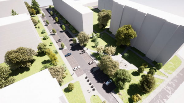 Sídliště Sítná v Kladně se dočká rekonstrukce včetně rozšíření parkovacích stání